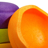 Rainbow Balance Stepping Stone - Sensory Training Toy for Kids, Yellow circle Step - Front View