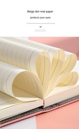 Heart Lock Diary with Key - Vintage Style Journal, Green PU Leather, Secure and Elegant - Top-Down View