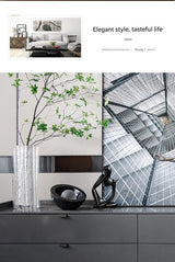 Nordic Abstract Resin Figurine - Modern Minimalist Home Decor Sculpture(Silver) - Side View