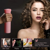 Complete Hair Styling Kit with Detangling Brushes, Combs, Spray Bottle, and Accessories(black) - Top-Down View