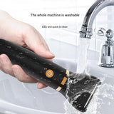 3-in-1 Men's Electric Body Groomer & Hair Clipper Kit - Waterproof, USB-C Rechargeable with Charging Dock(black) - 45-Degree Angle