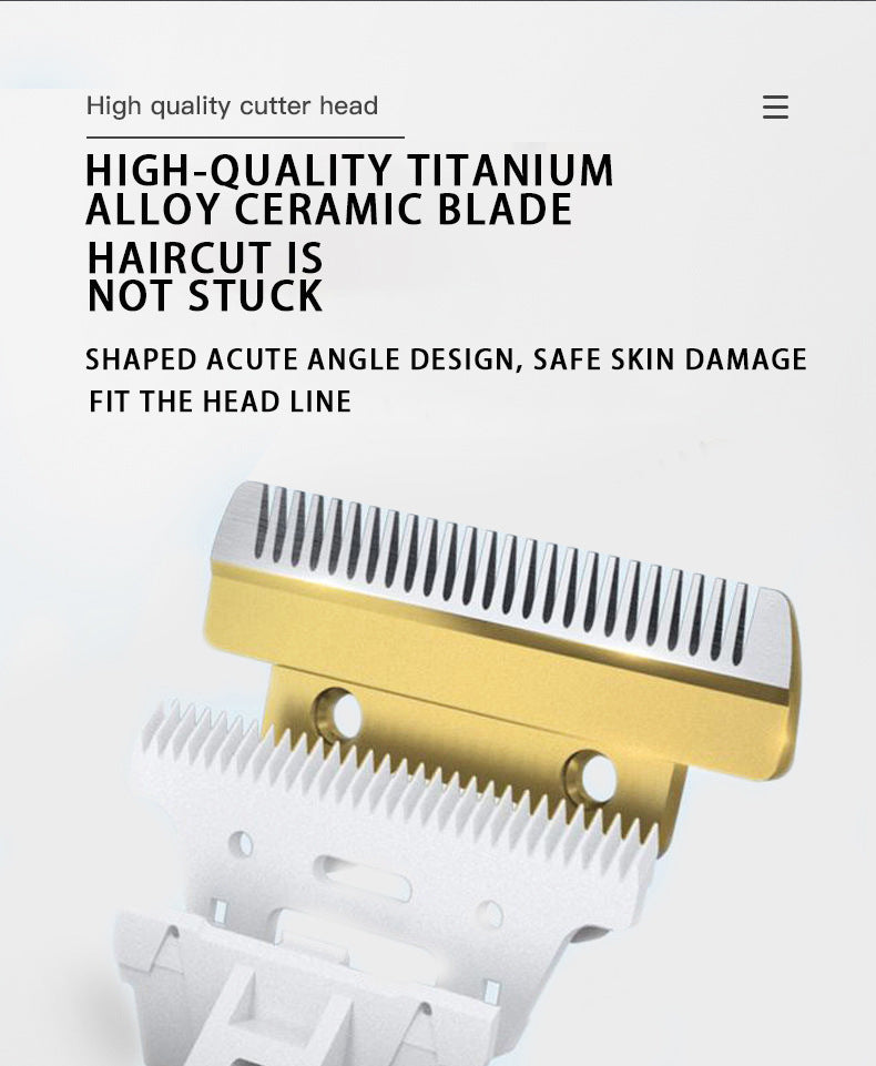 Professional Pet Grooming Hair Clipper Kit - Rechargeable, Low Noise, with Ceramic Blades & 5-Speed