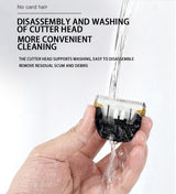 Professional Pet Grooming Hair Clipper Kit - Rechargeable, Low Noise, with Ceramic Blades & 5-Speed