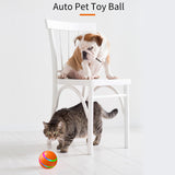 Interactive Auto Pet Toy Ball with Remote Control - USB Rechargeable, LED Lights, Sturdy & Waterproof(pink) - Side View