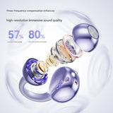 Stylish TWS Wireless Earbuds with Real-Time AI Translation - Immersive Sound & Touch Control(Skin color) - Side View