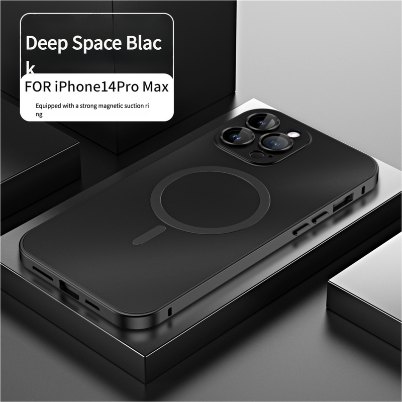 Innovative Detachable Backplate Case for iPhone 14 Pro Max with Strong MagSafe Compatibility(Black)