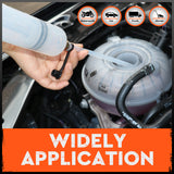 500cc Fluid Extraction & Fill Pump Syringe - Durable Manual Pump for Automotive & Marine Fluids - Top-Down View