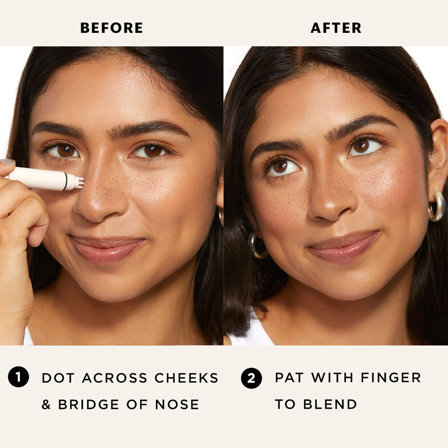 Effortless Faux Freckle Stamp Pen - Natural Looking Freckle Clusters in Seconds(light)