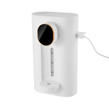 Smart Automatic Mouthwash Dispenser - Wall-Mounted, 3 Adjustable Levels, LED Display & Magnetic Cups(white)