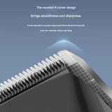 Professional 2-in-1 Cordless Hair Clipper & Trimmer Kit with LED Display & 5-Speed Fine Tuning(silver) - Front View