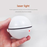 Smart USB Rechargeable Pet Interactive Rolling Ball(Gray) - 45-Degree Angle
