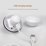Smart USB Rechargeable Pet Interactive Rolling Ball(Gray) - Rear View