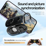 Open-Ear TWS Wireless Earbuds with HIFI Sound & LED Display - Dolby Surround(Skin color) - Front View