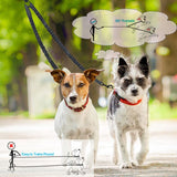 Green Pet Double-Ended Rope + 1.5M Leash - Easy to walk two dogs, tangle-free design - Side View