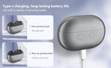 White Multi-Function Electric Nail File - Built-in Storage Space, LED Light, Quiet Operation - Top-Down View