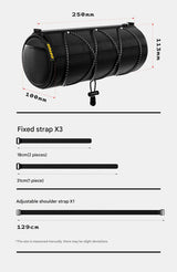 Waterproof Cycling Handlebar Bag / Frame Bag (2.2L) - Converts to Crossbody