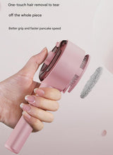 Pink Rechargeable Pet Grooming Brush with UVC Sterilizer & Mist Spray - Rear View