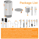 Pink 20-in-1 Electronics Cleaning Kit - Keyboard, Earphone, Camera, Laptop Cleaner Set - Side View