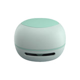 Green Cordless Tabletop Crumb Sweeper - USB Rechargeable Mini Vacuum for Desk