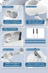 Brown window 22-in-1 Electronics Cleaning Kit - for Keyboards, Airpods, Laptops, Cell Phones, Cameras - Close-Up Angle