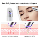 Rechargeable Eye Care Pen with Sterilizing Base - 3-Color Phototherapy Heat & Vibration - 45-Degree Angle