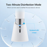 Rechargeable Eye Care Pen with Sterilizing Base - 3-Color Phototherapy Heat & Vibration - Rear View