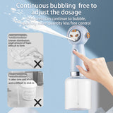 Dark blue Electric Pet Shampoo Foamer Gun - Dense Foam, Quiet Operation, Easy Bath - Front View