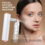 Pink Rechargeable Facial Oxygen Sprayer - Home Use Nano Mist Beauty Tool