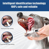 Black Professional Pet Dental Cleaning Kit - Ultrasonic Scaler, Tools & 3 Modes - Front View