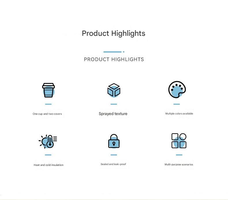 Green Portable Travel Thermos Bottle - Leakproof Stainless Steel Flask with Carry Handle (18oz)