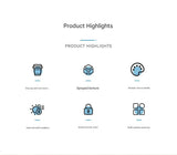 Black Portable Travel Thermos Bottle - Leakproof Stainless Steel Flask with Carry Handle (18oz - 540ml) - Side View