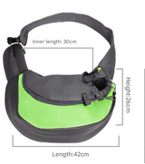 Black Portable Oxford Fabric Pet Carrier for Cats and Puppies (Size L) - Rear View