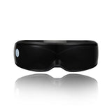 Black Touch-Control Rechargeable Heated Eye Massager for Daily Use