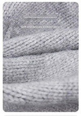 Gray Vintage Inspired Knitted Beret - Stretchy & Comfortable Wool Blend Cap