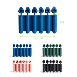 Black Bottle & Can Friendly Ice Stick Molds - 6-Cup Design, Set of 10 - 45-Degree Angle
