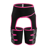 Pink Women's 3-in-1 Body Shaper: Waist Cincher, Thigh Slimmer, Glute Lifter - Workout Gear (Size : S/M)