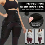 Yellow Women's 3-in-1 Body Shaper: Waist Cincher, Thigh Slimmer, Glute Lifter - Workout Gear (Size : L/XL) - 45-Degree Angle