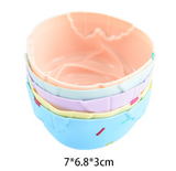 Style 5 Silicone Mini Cake Molds (30 Pack) -  For Cupcakes, Desserts (7x6.8x3cm) - Front View