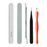 Complete Nail Art Manicure Kit - UV LED Lamp, Electric Drill, Brushes & Accessories