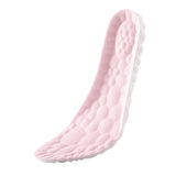 5 pcs Pink 4D Cloud Technology Shoe Inserts - High Rebound, Super Soft, Breathable, Athletic Support (size : 45-46/285mm) - Front View