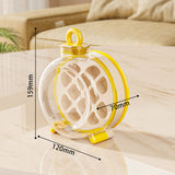 Yellow Portable Press-Release Ice Cube Maker Bottle - Makes 12 Cubes, Doubles as Bottle