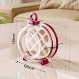 Red Portable Press-Release Ice Cube Maker Bottle - Makes 12 Cubes, Doubles as Bottle - Front View