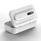 White 2-in-1 UV Sterilizer Box & Detachable Wand - For Phone, Jewelry, Masks - Front View