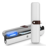 Travel UVC Toothbrush Sanitizer Box - Magnetic Closure, Rechargeable - Front View