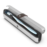Travel UVC Toothbrush Sanitizer Box - Magnetic Closure, Rechargeable - Top-Down View