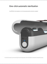 Travel UVC Toothbrush Sanitizer Box - Magnetic Closure, Rechargeable - 45-Degree Angle