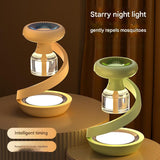 Beige 2-in-1 Mosquito Repellent Lamp & Starry Sky Night Light Projector
