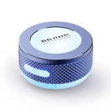 Blue Bone Conduction Vibration Bluetooth Speaker - TWS Stereo, LED, Surface Sound