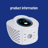 Black Advanced Ultrasonic Pest Repeller - Multi-Wave Tech for Mice, Roaches, Mosquitoes - Close-Up Angle
