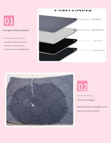 Reusable Pet Training Pads - 4-Layer Waterproof & Absorbent Mat Waterproof Non-Slip(Size : L-100cmx70cm) - Side View